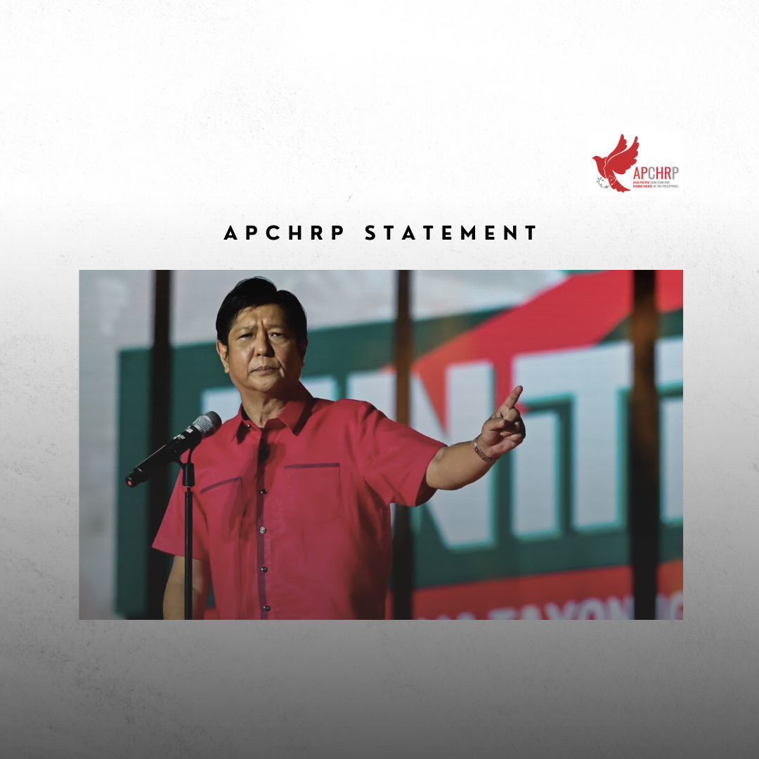 Human Rights Violations under Marcos Jr. tallies at 407 cases. Defend Human Rights in the Philippines!