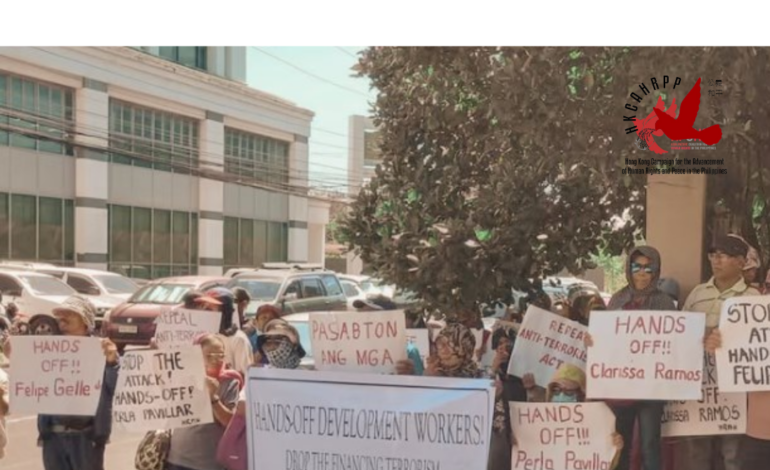 PUSHING FOR A PRO-PEOPLE DEVELOPMENT IS NOT A CRIME: Release the arrested development workers in Negros