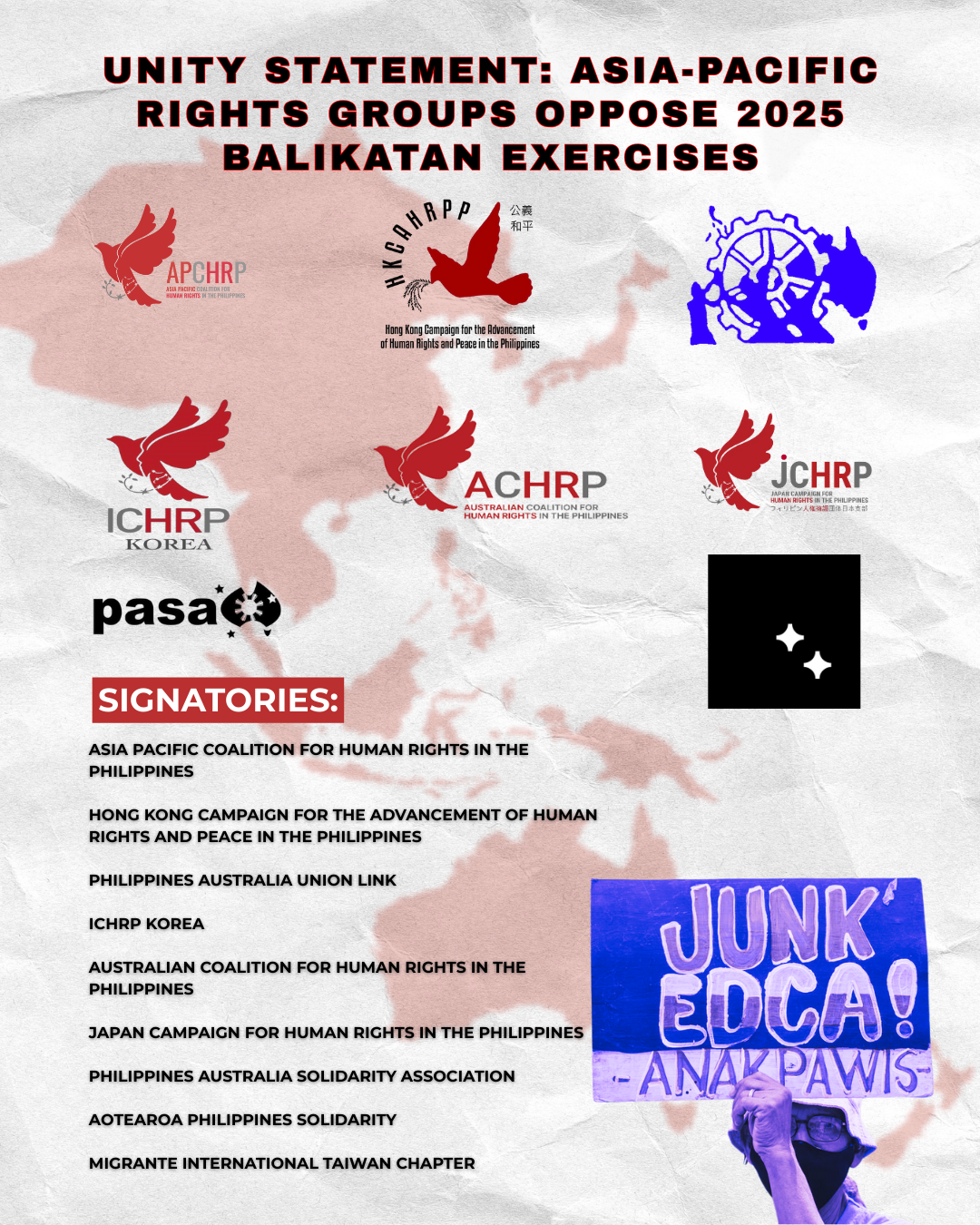 Unity Statement: Asia-Pacific Rights Groups Oppose 2025 Balikatan Exercises