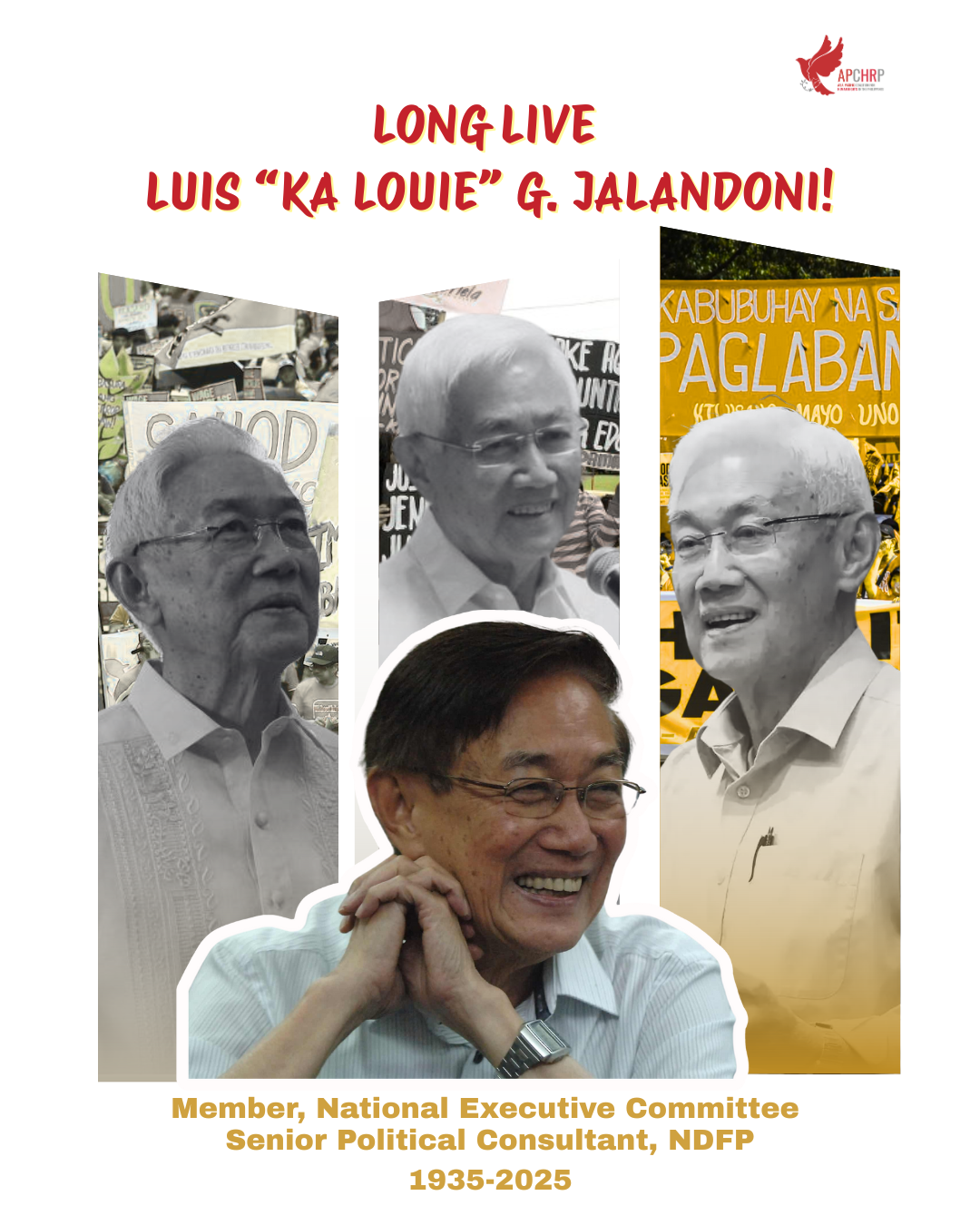 LONG LIVE LUIS “KA LOUIE” G. JALANDONI!