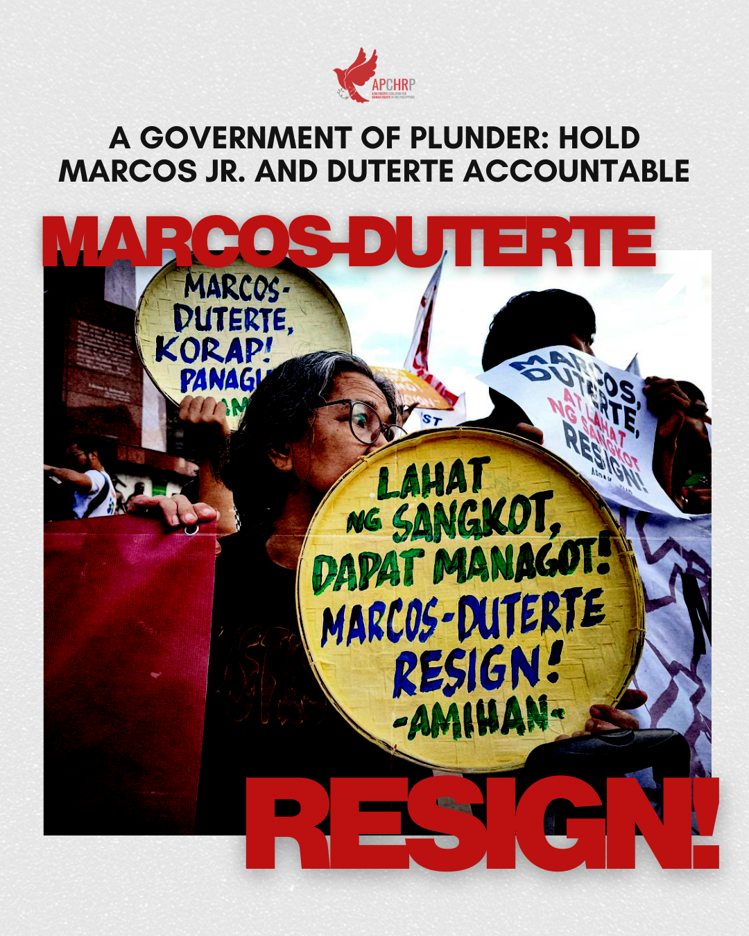 A Government of Plunder: Hold Marcos Jr. and Duterte Accountable
