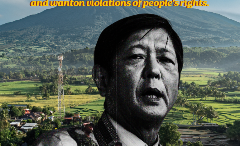 STOP THE MILITARIZATION IN THE COUNTRYSIDES! FREE ALL THE POLITICAL PRISONERS!