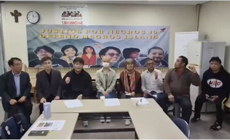 The Philippine Network for Human Rights, South Korea, joins the National Day of Mourning and Rage in demanding justice for the 19 victims of the massacre carried out by the mercenary 79th Infantry Battalion of the Philippine Army in Brgy. Salamanca, Toboso, Negros Occidental.