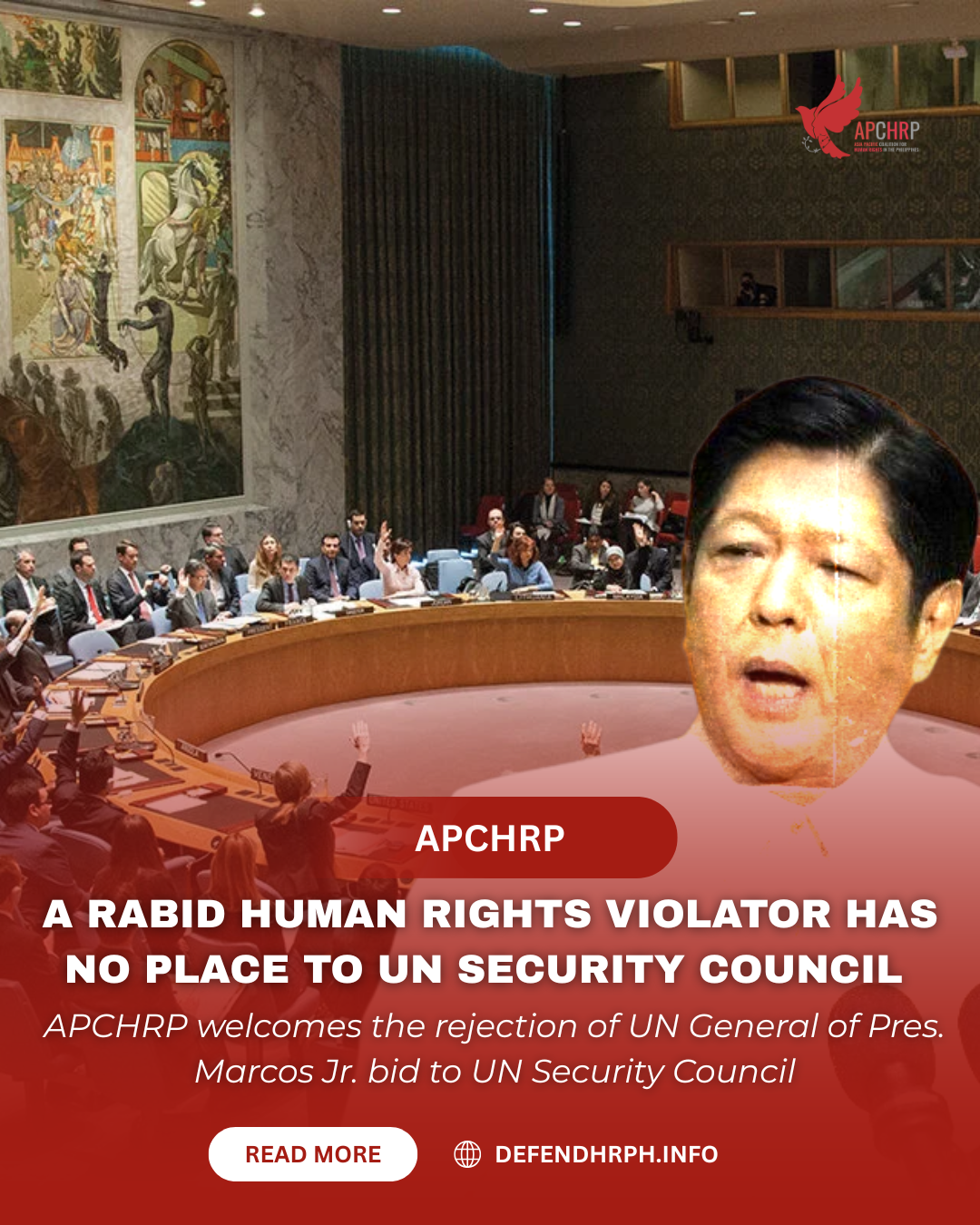 A rabid human rights violator has no place to UN Security Council
