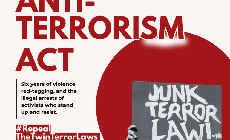 Six years of repression. Six years of human rights violations. Six years too long. Repeal the Twin Terror Laws.